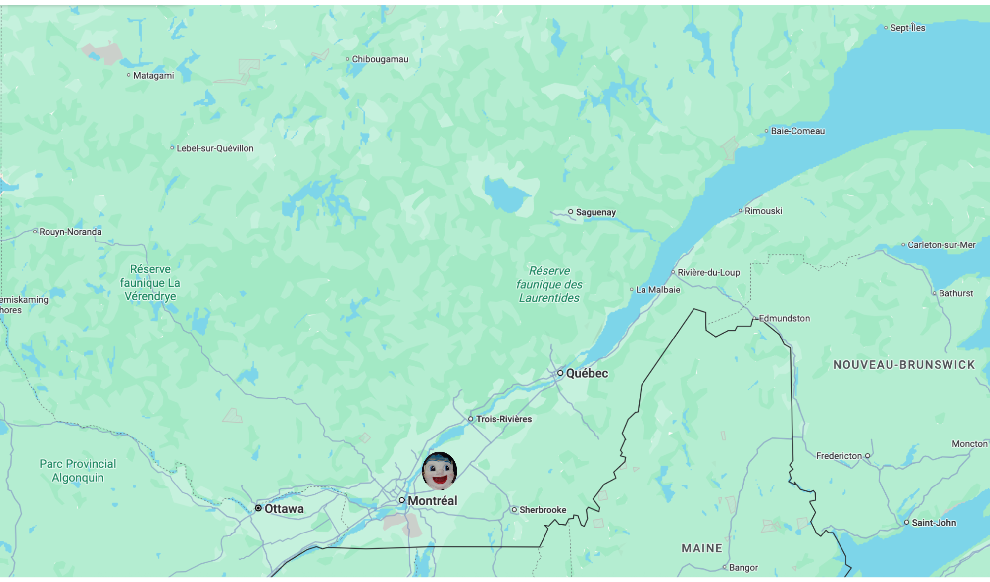 Contrecœur est en Montérégie à mi-chemin entre Sorel et Verchères
