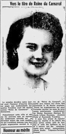 La campagne de la reine du commerce qui continue. Source : Portneuf Presse  