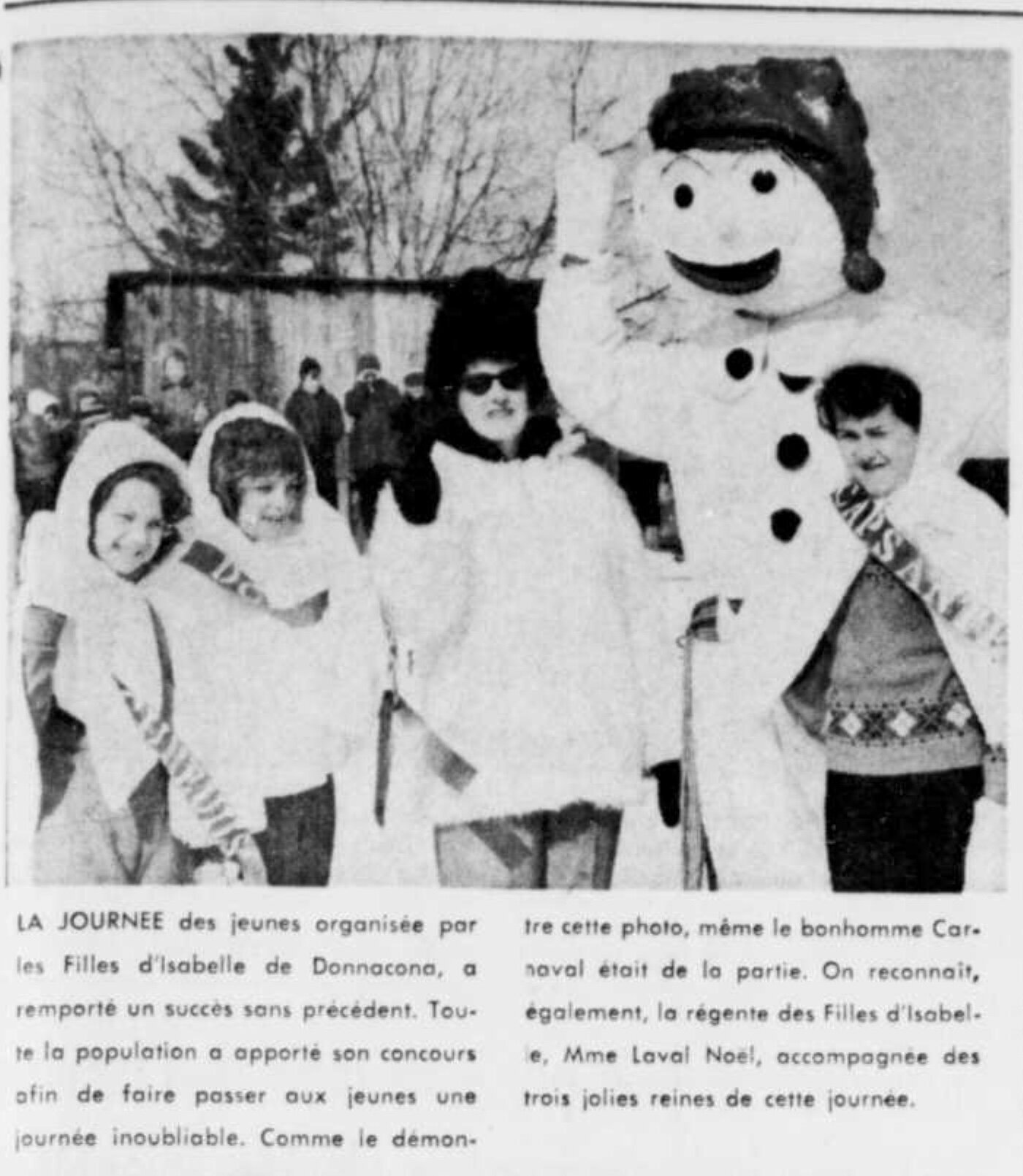 La journée des jeunes de 1965, organisée par les Filles d'Isabelle. Source : le Nouvelliste