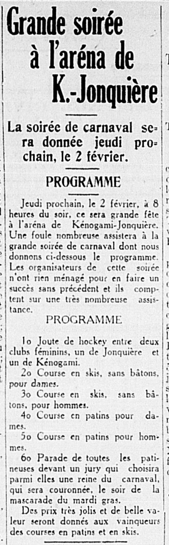 Le Progrès du Saguenay, 26 janvier 1933, page 4