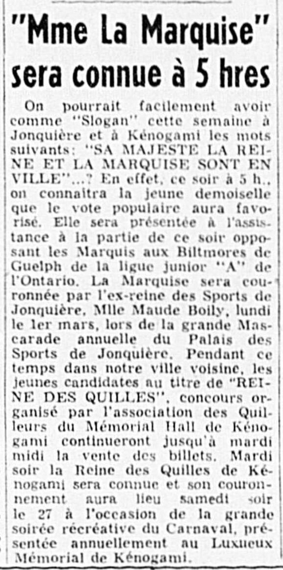 Le Progrès du Saguenay, 22 février 1954, page 7