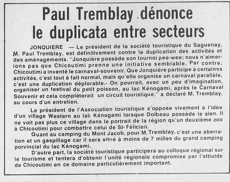 Le Quotidien du Saguenay-Lac-St-Jean, 25 janvier 1974, page 3