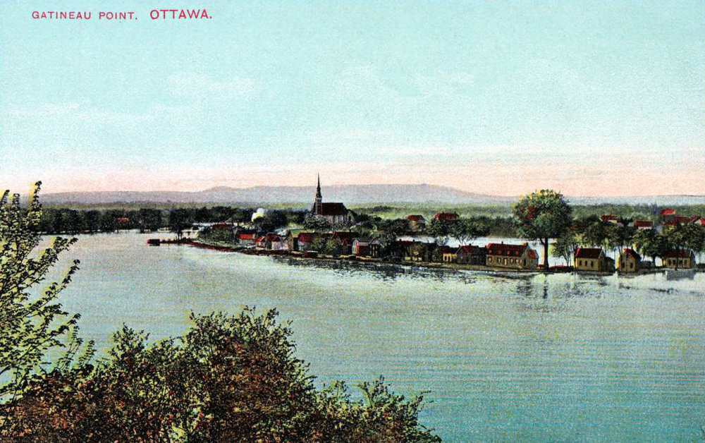 Pointe-Gatineau en 190?. Source: BAnQ